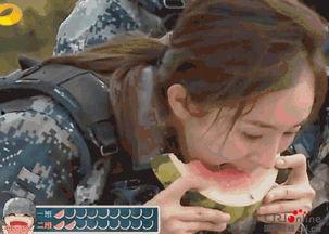 男子吃瓜群众动图